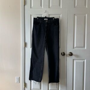 Abercrombie & Fitch Black Straight-Leg Women's Jeans